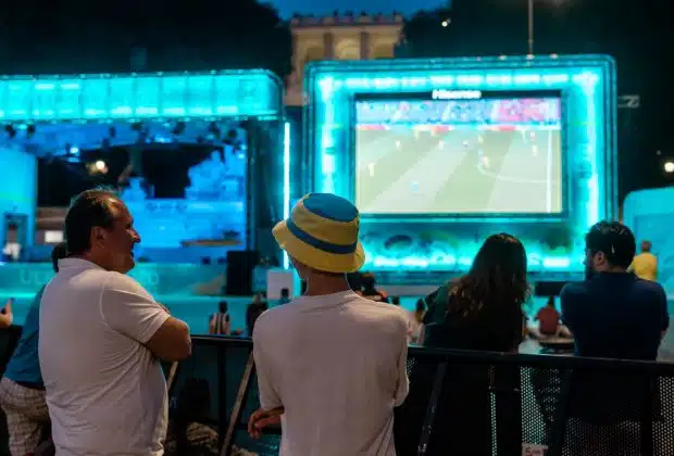 people in a concert during night time